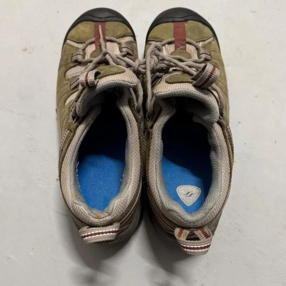 Keen Women's Khaki and Brown Trainers